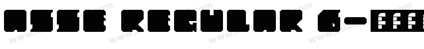 asse Regular 6字体转换